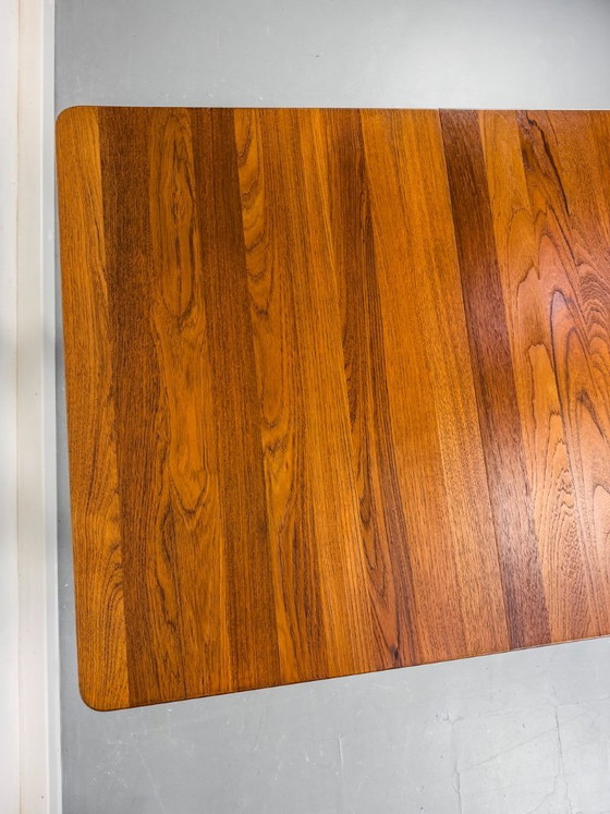 Image 1 of Extendable Solid Teak Dining Table by Glostrup, 1970s
