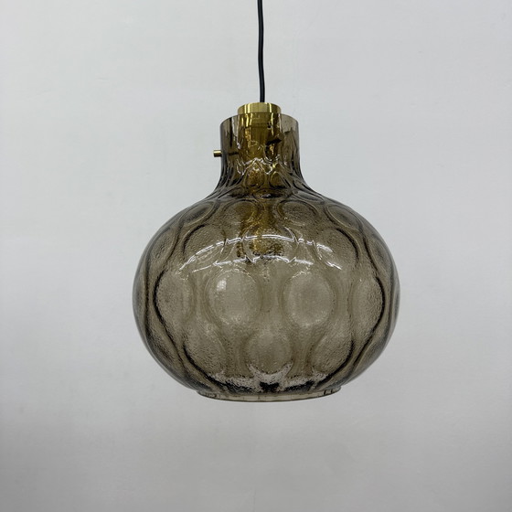 Image 1 of Limburg Glashütte glass hanging lamp , 1970s