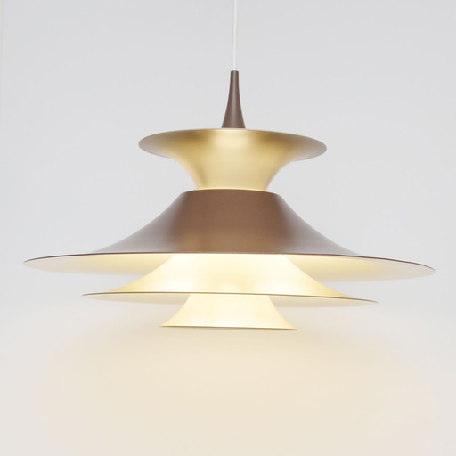 Radius hanglamp, E. Balslev voor Fog Morup, Denemarken jaren 70