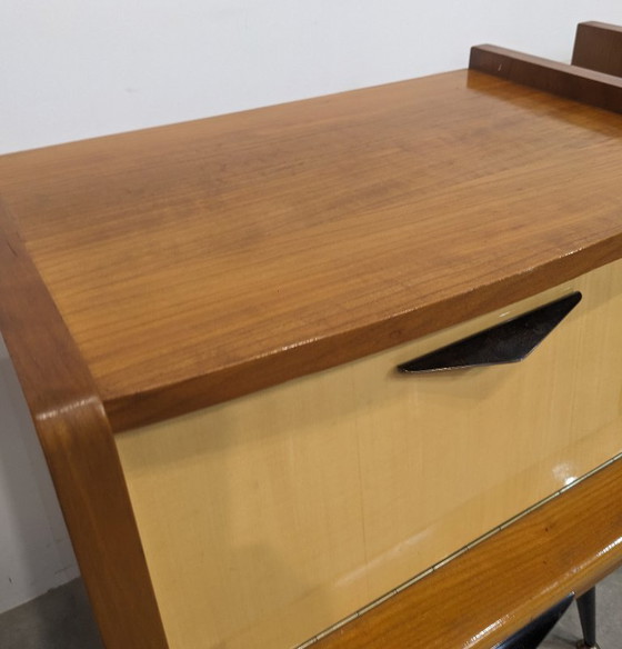 Image 1 of Paire de tables de chevet rockabilly, années 1950