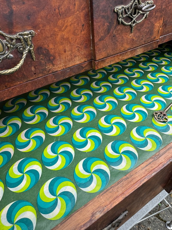Vintage Wortelhouten Ladekasten – Wood, Brass (photo 8 of 15)