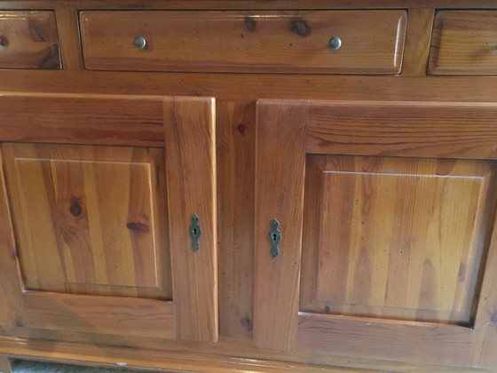 Lärchenholz-Sideboard – Aufbewahrungsschrank (photo 8 of 17)