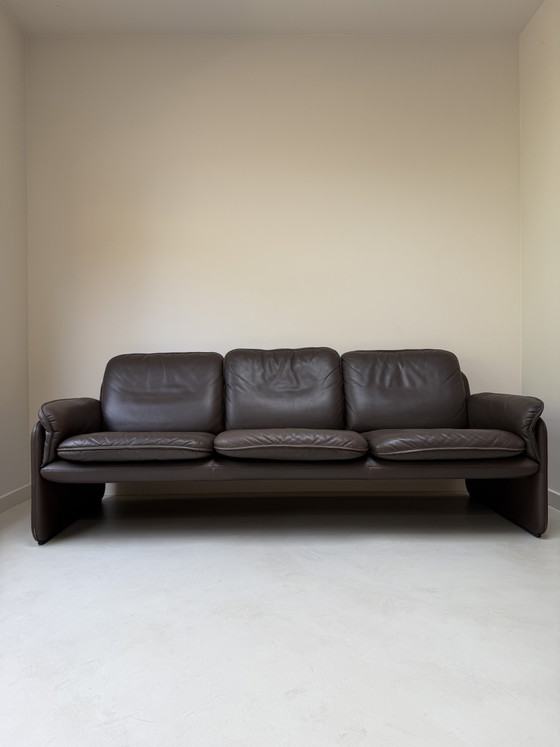 Image 1 of Divano vintage a 3 posti in pelle DS-61 di de Sede
