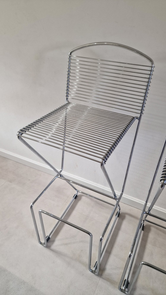 Image 1 of 2 tabourets de bar Till Behrens / tabourets de bar / tabourets en fil de fer