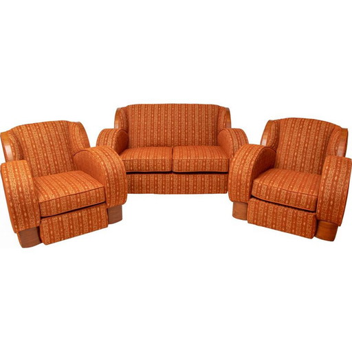 Vintage-Lounge-Set Art Deco 1930
