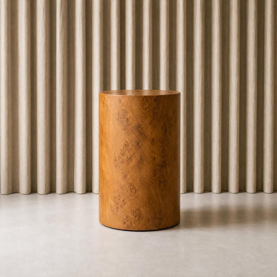 Image 1 of Coppia di comodini in radica di olmo – Design contemporaneo