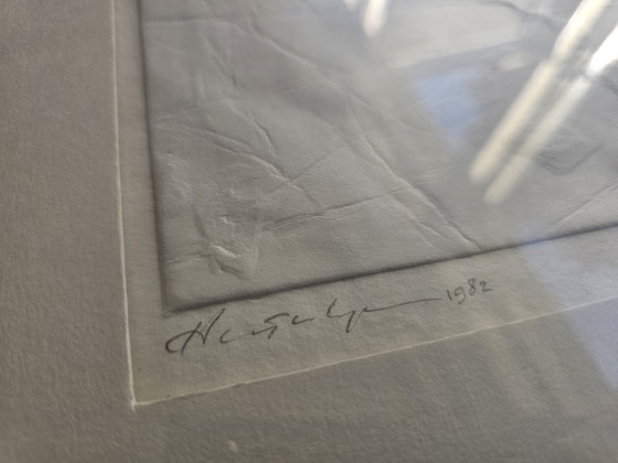Image 1 of Zeldzaam Tweeluik ‘Landschap’ (1982) Harry van Kuyk 