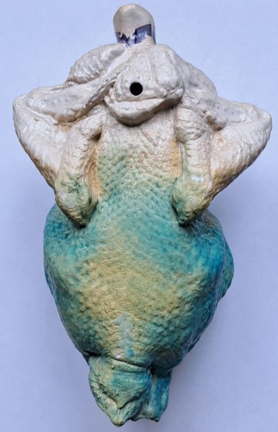 Image 1 of Pauline Wiertz (1955-2019) - zeer bijzondere unica (keramisch object).