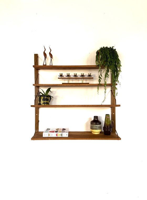 Image 1 of Vintage Danish teak wall system '60