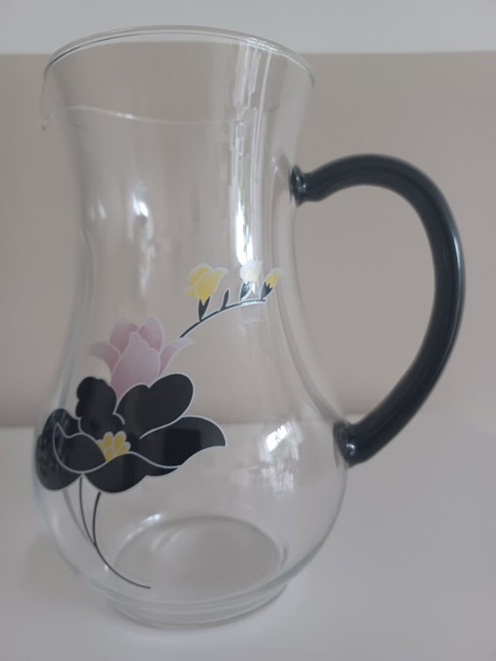 Image 1 of Luminarc "Anaïs" Carafe Set - An icon of 1980s glass design