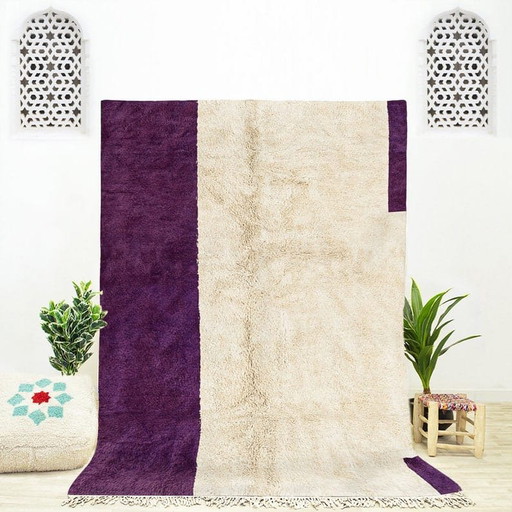 Berber Rug in Natural Wool, Handwoven Traditional Technique, 2/3 M – Ahrend, vloerkleden en tapijten