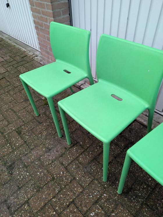Image 1 of 4 Design Stoelen Magis Air Chair Italy Groen Stapelbaar 🇮🇹