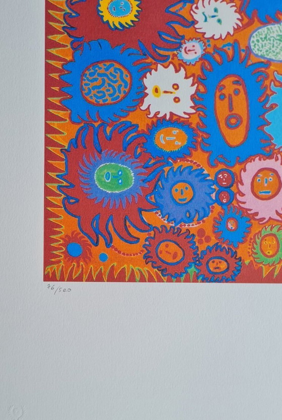 Image 1 of D'après Yayoi Kusama, Amoeba, lithographie, années 1990