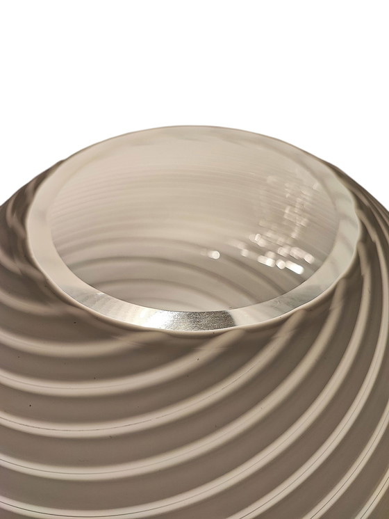 Image 1 of Lampada a forma di fungo XL a spirale di De Majo Murano, anni '70