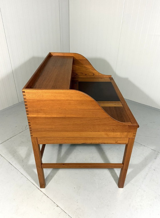 Image 1 of Escritorio de teca de Andreas Hansen para Hadsten Træindustri, Dinamarca 1980