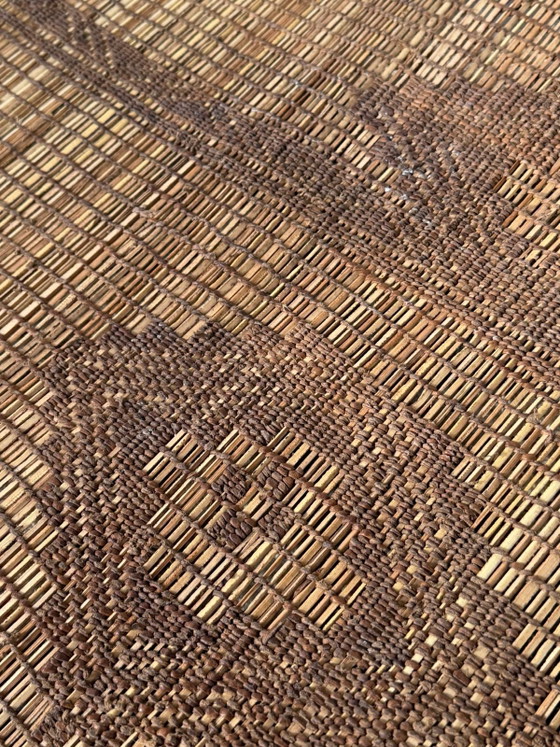 Tappeto Tuareg in pelle, canna e rattan, grande – Tappeti, Bamboo, Leather (photo 12 of 13)