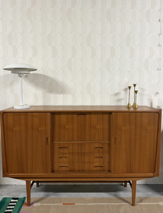 Buffet danois, meuble mural, meuble bar – Vintage, Wood (photo 2 of 15)