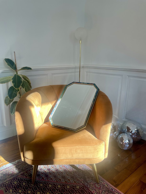 Image 1 of 80s octagonal mirror