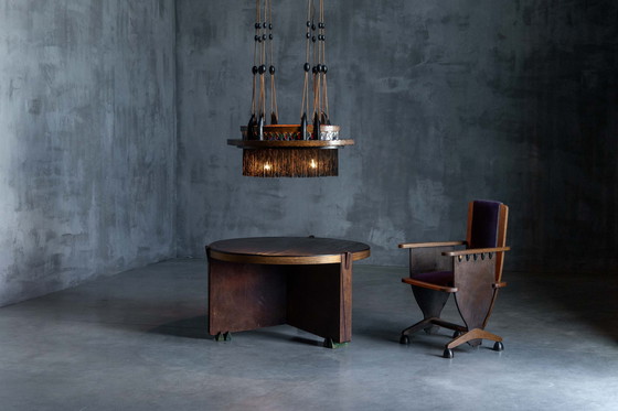 Image 1 of Amsterdam School Expressionist Chandelier, Netherlands, 1920s