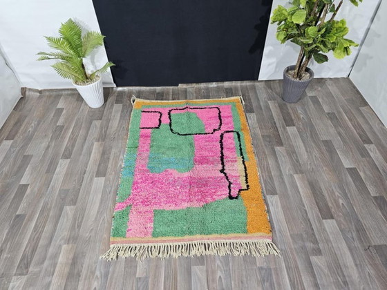 Image 1 of Authentischer Berber-Teppich aus Leinen, 200 x 150 cm