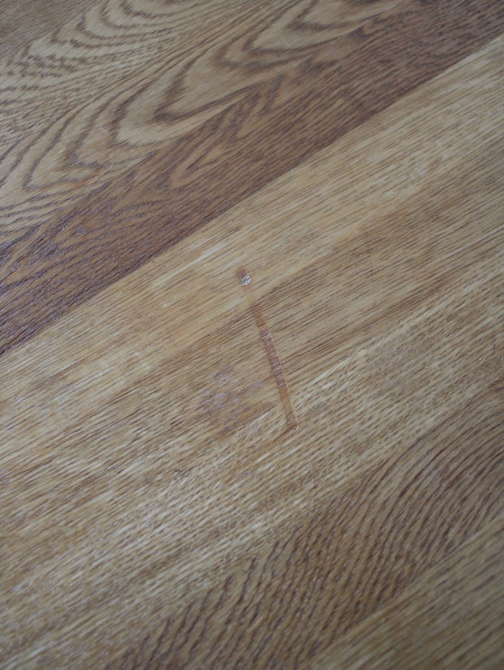 Image 1 of Table de salle à manger danoise vintage en chêne