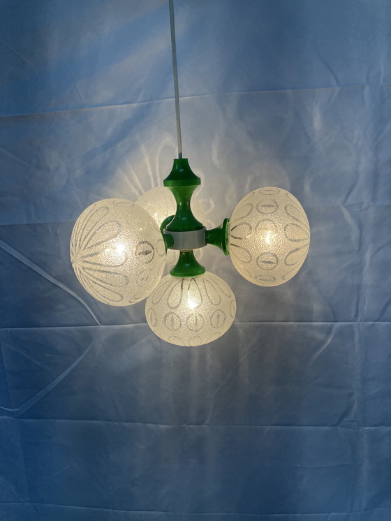 Image 1 of Vintage pendant lamp by Richard Essig Germany 1970s