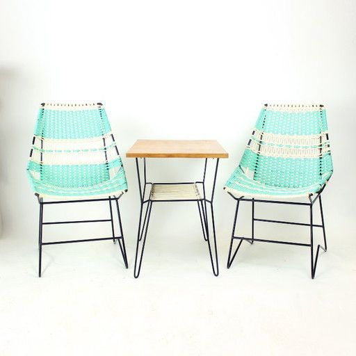Mid Century Outdoor Seating Set, Czechoslovakia, 1960s