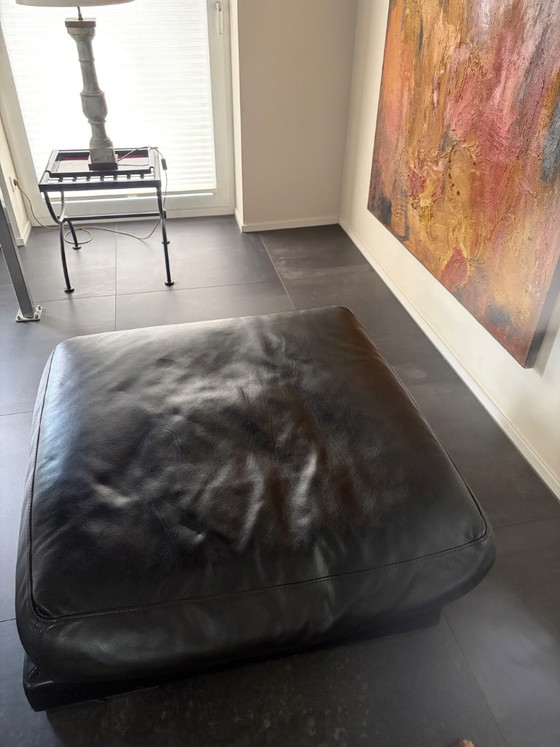 Budapest Baxter con taburete – Sofás de 3 plazas, Leather, Metal (photo 4 of 5)