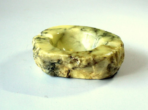 Schwerer Onyx Aschenbecher hand carved in Italy