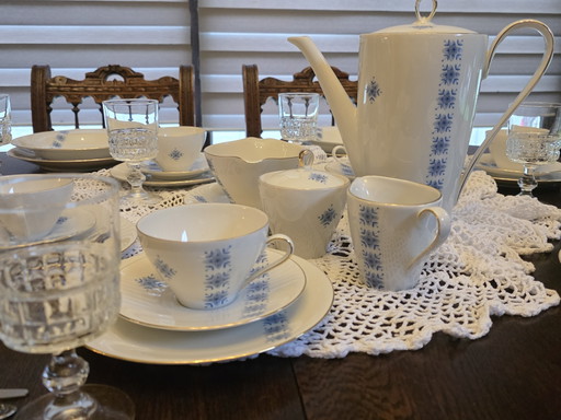 Juego de café y té vintage + vajilla de la prestigiosa marca Kronester Bavaria (Alemania).