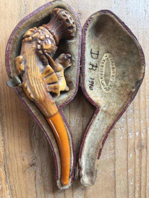 Pipa antica in schiuma di mare – decoratieve objecten, Other (photo 2 of 6)