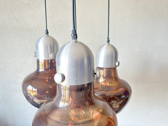 Vintage Nettetal Leuchten cascade lamp – Pendant lamps, Glass, Aluminium (photo 12 of 15)