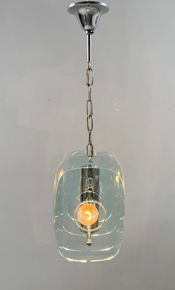 Image 1 of Lámpara colgante/lámpara de techo, Fontana Arte, Italia, década de 1970