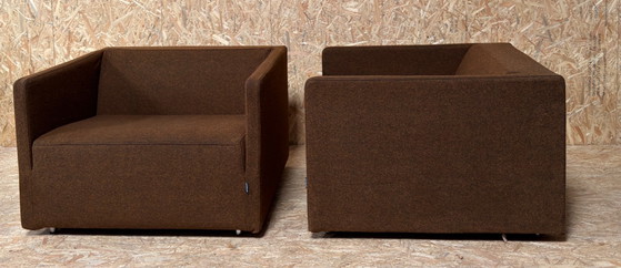 2 poltrone da ufficio galleggianti – Offecct, Textile, Modern (photo 7 of 12)