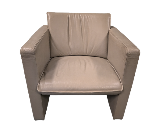 Leolux stoel leer grijs ST7213
