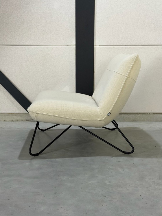 Rolf Benz Freistil 394 Armchair - cream-colored fabric – Textile (photo 4 of 10)