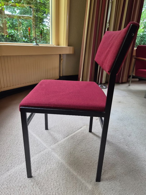 Image 1 of Ensemble de 5 chaises de salle à manger Gispen (1968)