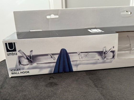 Umbra Icelet Acrylic Wall Hook Coat Rack 3x – Plastic (photo 7 of 7)