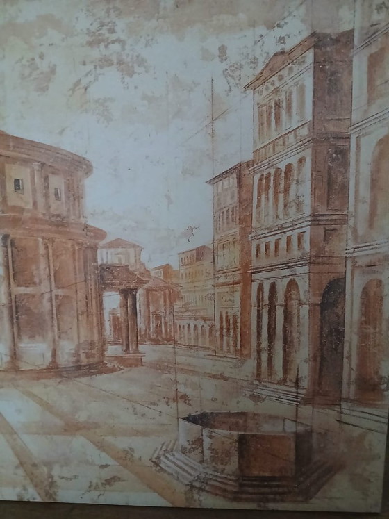 Image 1 of Art - 92x150cm - La cittá ideal