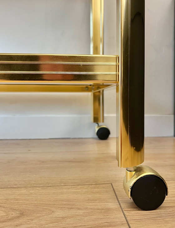 Image 1 of table d'appoint vintage en laiton