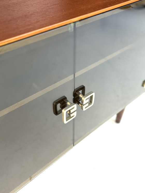 Image 1 of Vintage Deense teakhouten wandkast ‘60