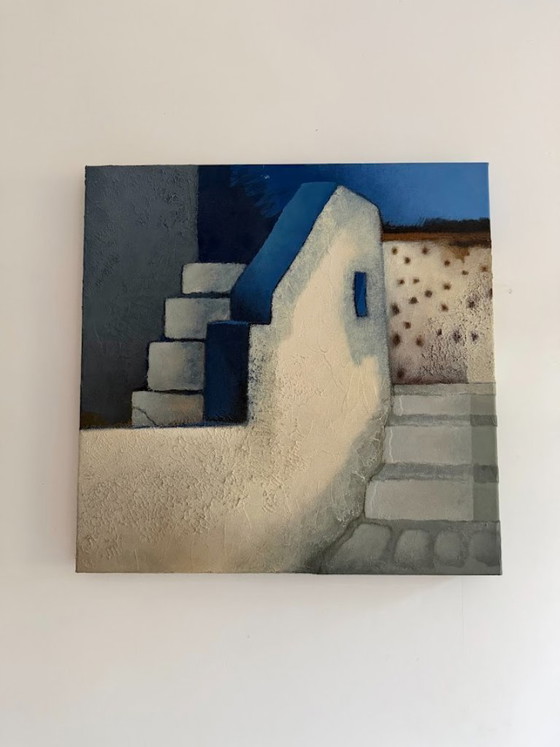 3 Special Works by the Dutch Artist Maria Megens – Paintings & Drawings, Canvas (photo 5 of 5)