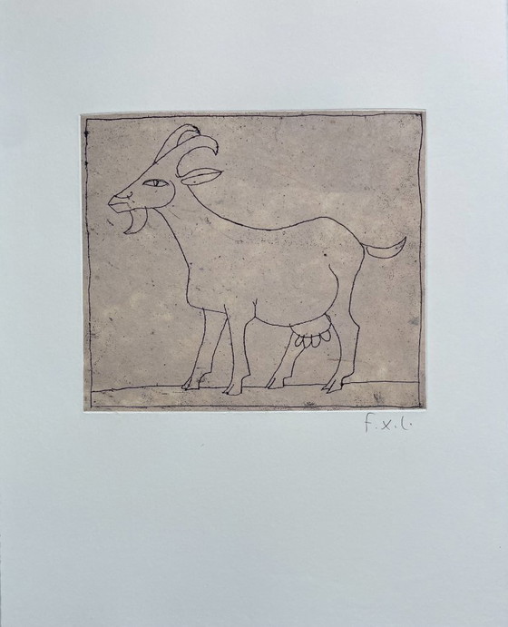 Image 1 of François-Xavier Lalanne - The Goat, 2004 Original Print