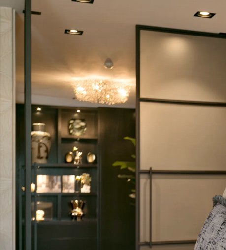 Image 1 of Lampada da soffitto di marca van Egmond Hollywood 80 cm rotonda argento