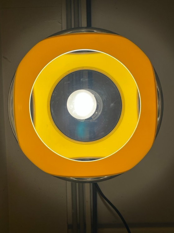 Image 1 of Lampada a sospensione gialla Space Age Bug Eye di Massive