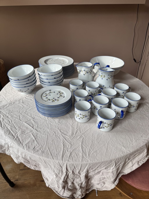 Servizio da tavola vintage Kronester Bavaria da 44 pezzi – per 10 persone – servies, Porcelain