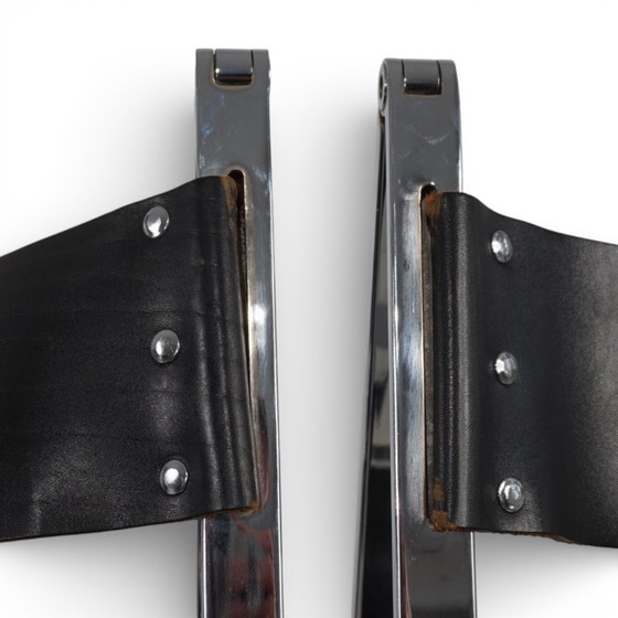 Image 1 of Juego de cuatro sillas de comedor plegables Lübke de Fantoni&Geraci, 1969