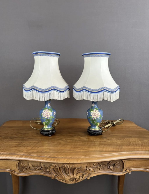 Pair Of 1940's Vintage Clausone Lamps