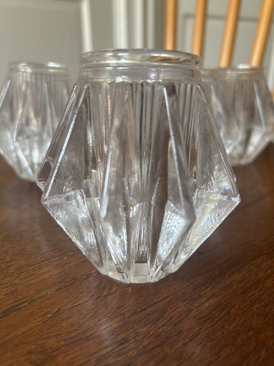 Image 1 of Vintage glass lampshades 1940s / 1950s