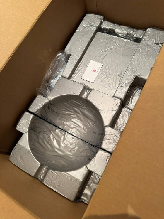 Image 1 of 2x QisDesign table lamps CORAL purple